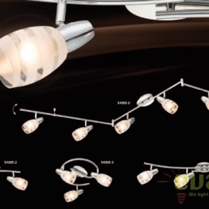 Lustra aplicata 3 spoturi design modern finisaj cromat ROY 54985-3 GL 60406 universul-luminii.ro