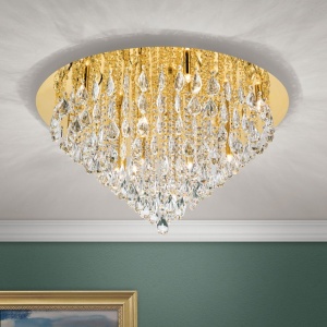 Lustra aplicata cristal K9 design elegant CELESTE D-75 aurie - Img 2