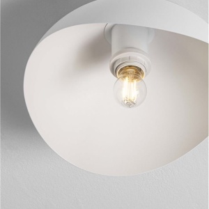 Lustra aplicata design decorativ OPSI alb D-30cm - Img 5