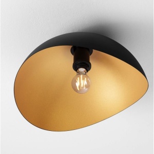 Lustra aplicata design decorativ OPSI negru/auriu D-40cm - Img 5