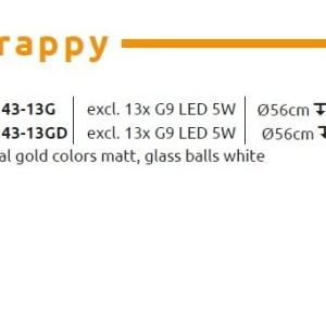 Lustra aplicata design modern GRAPPY 13L - Img 6