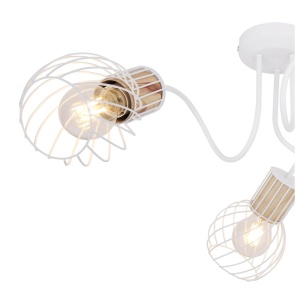 Lustra aplicata design modern LUISE alb 54012-3 GL - Img 5