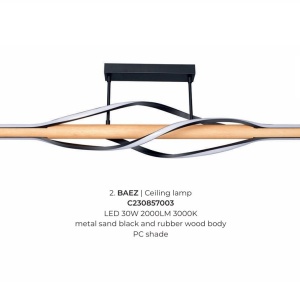 Lustra aplicata LED design modern BAEZ - Img 2