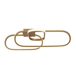 Lustra aplicata LED design modern Clip auriu - Img 1