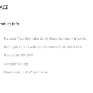 Lustra aplicata LED moderna design geometric PACE - Img 5