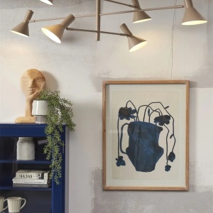 Lustra aplicata metal design modern Izmir sand 141776 universul-luminii.ro