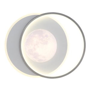 Lustra aplicata tavan design circular LED MOON - Img 5