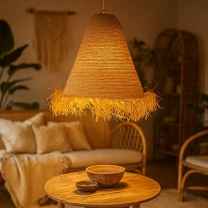 Lustra Bali Style din fibre naturale diametru 70cm DZ-601520 173466 universul-luminii.ro