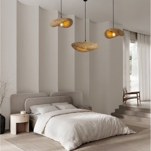 Lustra bambus design natural ADALINE NVL-9586537 169576 universul-luminii.ro