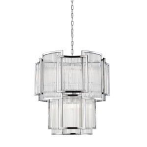 Lustra, Candelabru elegant design modern SERGIO crom P0528-08A-F4AC ZL - Img 2