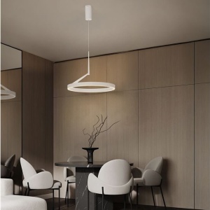 Lustra circulara aluminiu alb LED CCT ADALIZ 60cm 632206 universul-luminii.ro