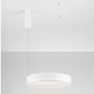 Lustra circulara aluminiu alb LED CCT LUMIA 50cm 632626 universul-luminii.ro