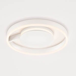 Lustra circulara aluminiu alb LED CCT SIENA 40cm