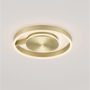 Lustra circulara aluminiu bronze LED CCT SIENA 40cm, 4, universul-luminii.ro