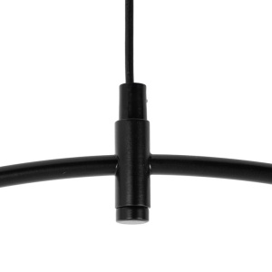 Lustra circulara cu 14 de surse de lumina ROCIO negru 598096 universul-luminii.ro