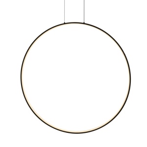 Lustra circulara LED IP44 diametru 80cm Visual negru - Img 3