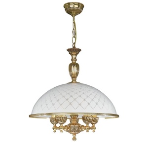 Lustra clasica alama/sticla realizat manual 7102