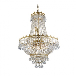 Lustra cristal casa scarii design LUX Versailles 9L 9112-52GO SRT