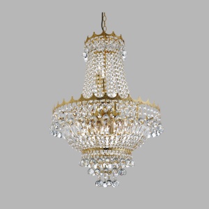 Lustra cristal casa scarii design LUX Versailles 9L 9112-52GO SRT 72736 universul-luminii.ro