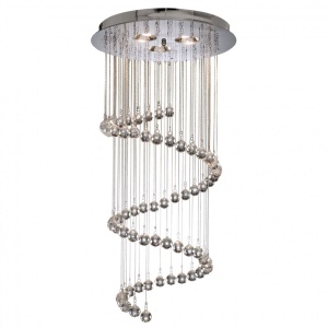 Lustra cristal design modern 39cm Hallway 5L 7743CC SRT