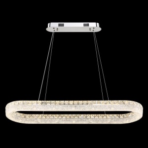 Lustra cristale din sticla LED CCT cu telecomanda LAUREL - Img 8