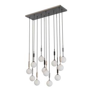 Lustra cu 14 pendule Ero XIV Multicolor 80x25