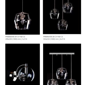 Lustra cu 3 pendule design LUX decorativ PRIMAVERA 06-CH 200876 universul-luminii.ro
