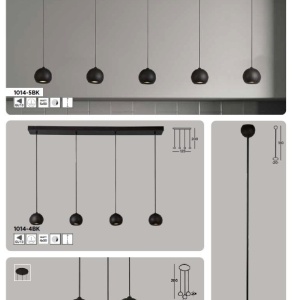 Lustra cu 3 pendule design modern Eindhoven 207136 universul-luminii.ro