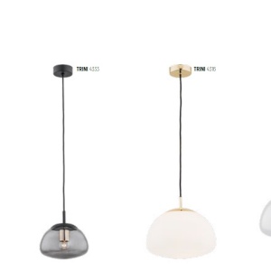 Lustra cu 3 pendule design modern TRINI transparent 103866 universul-luminii.ro