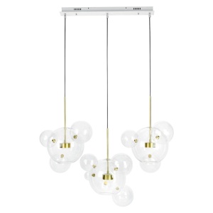 Lustra cu 3 pendule LED design modern Boliccine