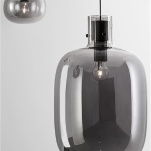 Lustra cu 4 pendule design modern CINZIA fumuriu 201956 universul-luminii.ro