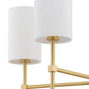 Lustra cu 5 brate eleganta ABRUZZO alb 107856 universul-luminii.ro