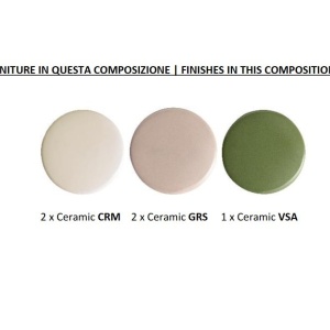 Lustra cu 5 pendule design italian realizat manual din ceramica BERIMBAU Mix 125856 universul-luminii.ro