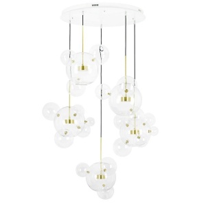 Lustra cu 5 pendule LED design modern Boliccine