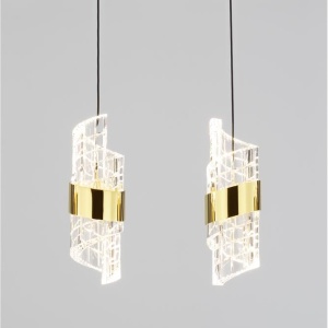 Lustra cu 5 pendule LED design modern Seneca 228386 universul-luminii.ro