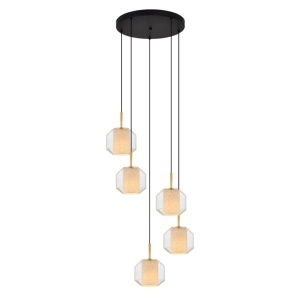 Lustra cu 5 pendule SOLIX