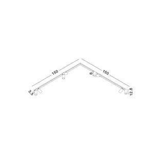 Lustra cu 8 Spoturi directionabile stil minimalist OSO, NVL-9030918 246866 universul-luminii.ro