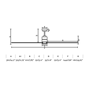 Lustra cu Ventilator extra large si telecomanda MANHATTAN LED 33496 189716 universul-luminii.ro
