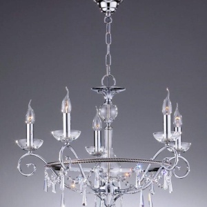 Lustra de LUX cristal Asfour fabricat manual diam.66cm Irina 2545/5 Bejorama 54016 universul-luminii.ro