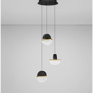 Lustra decorativa cu 3 pendule LED 3000K DORIN - Img 3