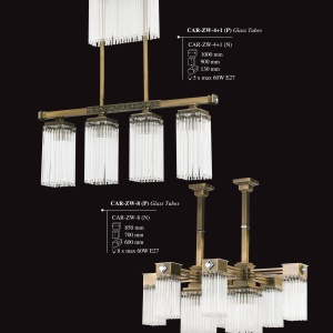 Lustra design clasic realizata manual CARINO - Img 5