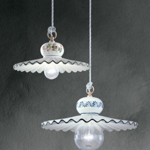 Lustra design clasic realizata manual din ceramica ROMA 31cm 127826 universul-luminii.ro