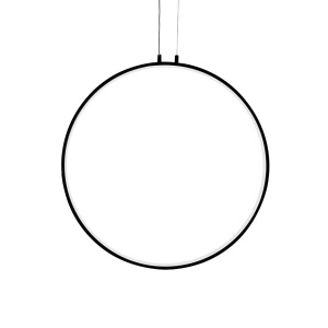 Lustra design inelar LED Ring 60 negru