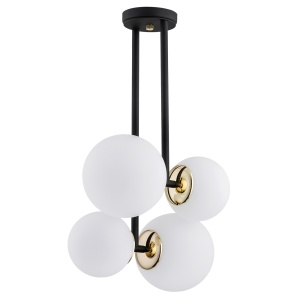 Lustra design minimalist MORITZ negru 103286 universul-luminii.ro