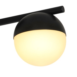 Lustra Design Minimalist Stil Nordic Contina 3L negru 167006 universul-luminii.ro