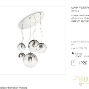 Lustra design modern MAPA FADE SP5 140759 43546 universul-luminii.ro