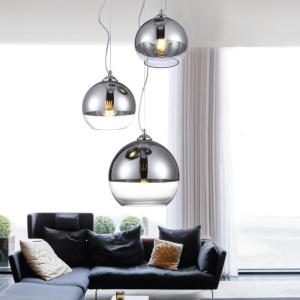 Lustra design modern Silver Ball 3 96826 universul-luminii.ro