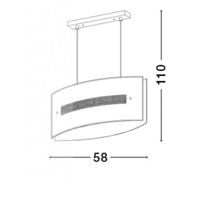 Lustra design modern Thelta 63786 universul-luminii.ro