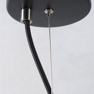 Lustra design nordic Marseille black, 48,5cm 192696 universul-luminii.ro