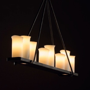Lustra din fier forjat cu 8 surse de lumina ideala pentru iluminatul mesei, HL 2430 174466 universul-luminii.ro
